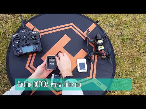 Eachine ROTG02 unboxing and testing wih Walkera