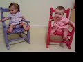 Twin Girls in Rockers