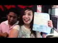 Luningning of Wowowee gets her first cheque in FrontRow!!!