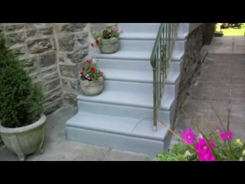 how to repair concrete steps