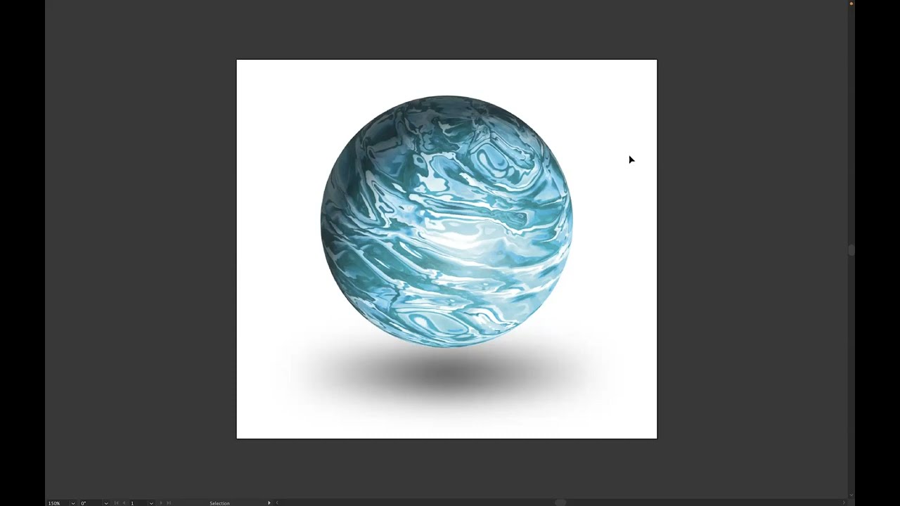 3D and materials - How to create a sphere - Adobe Illustrator