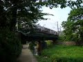 Train crossing the river