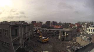 Sloop voormalige Politiebureau aan de Smakheul te Gorinchem - 14 febr. 2012