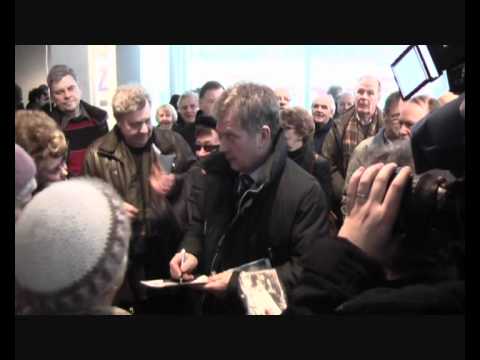 presidenttivaalit - 2012 Sauli Niinistö Hämeessä Riihimäellä, Hämeenlinna ja Forssassa 9.1.2012 päiväkooste.