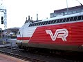 Finland VR SR2 IC Train at Tampere Station Finland VR SR2 IC Train at Tampere Station