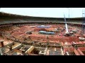 Novo vídeo do Mineirão mostra a construção da arquibancada inferior