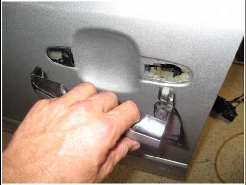 How to remove drivers side door handle from a 2006 Hyundai Sonata