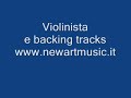 Violinist and backing tracks Violinist and backing tracks