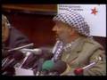 Yasser Arafat le blagueur (doublage des bleu poudre)