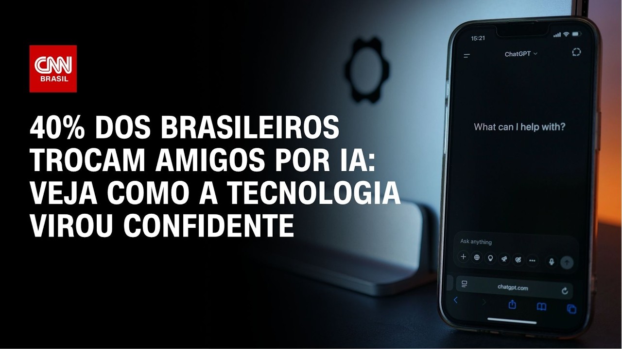 40% dos brasileiros trocam amigos por IA: veja como a tecnologia virou confidente