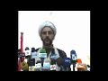 صلاح العبيدي يلقي كلمة السيد مقتدى الصدر ضد الاتفاقية