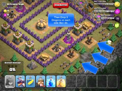 how to attach kitchen sink in clash of clans