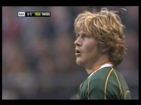 Barbarians match South Africa: an introduction to rugby.