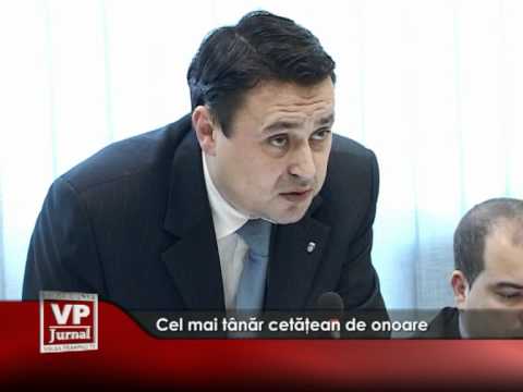 Cel mai tânăr cetăţean de onoare