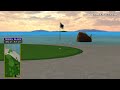 Golden Tee Great Shot on Tahiti Cove!