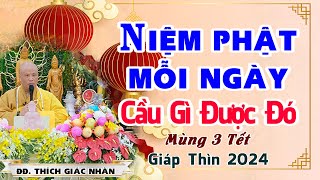 KHAI THỊ ĐẦU NĂM MÙNG 3 TẾT - CHÁNH HẠNH NIỆM PHẬT VÀ TRỢ HẠNH NIỆM PHẬT