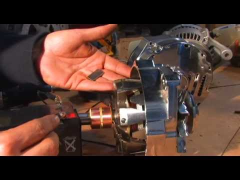how to use an alternator as a generator