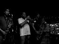 the budos band playing, 