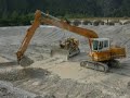 Liebherr 992 long reach & Liebherr 984 & cat D11N