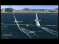 Louis Vuitton Trophy Nice - Day 10 Match 1 Flight 06: BMW Oracle Racing vs. Azzurra