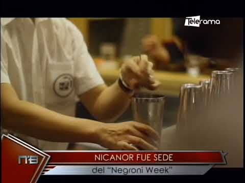 Nicanor fue sede del Negroni Week