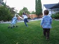 Rachel and Will playing at Bill & Linda\ Rachel and Will playing at Bill & Linda\