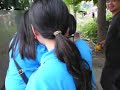 探訪後廣濟鎮一位長者堅持送我們水果