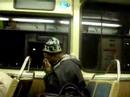 Crackhead on a train!
