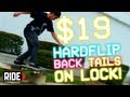 HARDFLIP BACK TAILS ON LOCK! Player #32 Pat Schaefer - Shredit Cards