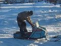 Vintage snowmobiles
