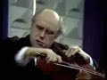 mstislav rostropovitch plays an excerpt from shostakovitch cello concerto no. 1.

watch the whole concert on medici.tv :
http://www.medici.tv/#/movie/74/