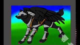 Fantasy Wolf (redraw)