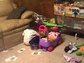 Leah avoids PETA by teaching dog to read