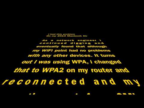 How to Fix WiFi Issue Apple Macbook Air 2013