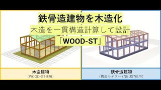 鉄骨造建物を木造化