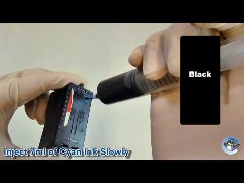 How to Refill Lexmark 3, 32, 34, 36A, 36XLA, 14A, 42A, 44XL & 4A Black Ink Cartridges