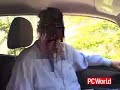 Garmin in-car GPS ridealong
