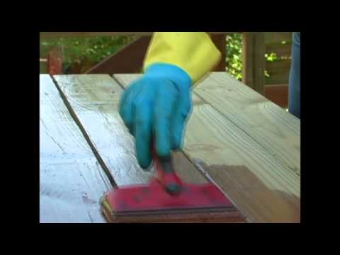 how to treat outdoor wood