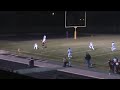 11-6-09 - C.J. Kukus hauls in this 27 yarder from Eric Garcia (Brush 28, University 0)