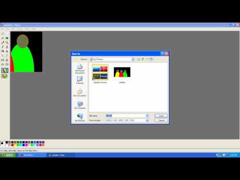 how to use paint in windows xp
