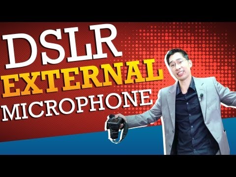 how to attach microphone to camera