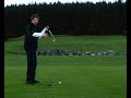 See the correct posture for golf shots