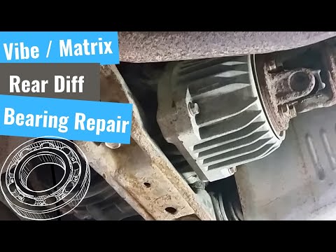 Repair Rear Differential Noise Pontiac Vibe / Toyota Matrix AWD