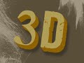 Photoshop: 3D Text!
