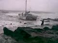 Boat Crashes into the Rocks