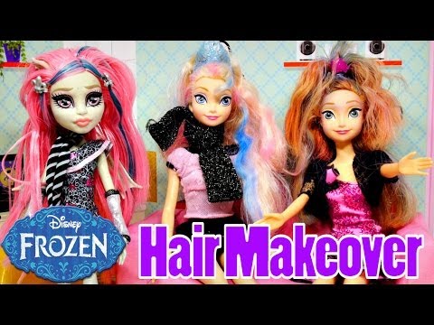 how to dye monster high doll hair