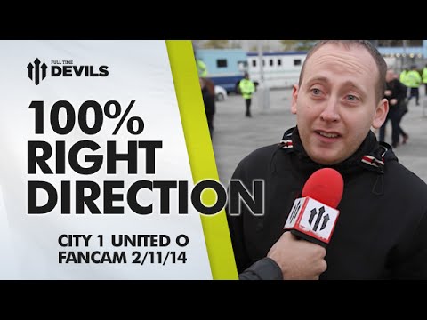 100% RIGHT DIRECTION | Manchester City 1 Manchester United 0 | FANCAM