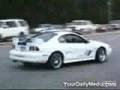 Showing off car crash