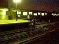 MTA NYC Subway R40 B Train rolls throuh Ocean Parkway