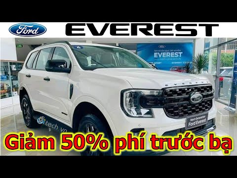 [HỖ TRỢ 50% THUẾ TRƯỚC BẠ] Giá xe Ford Everest 2023 Titanium và Everest 2023 Wildtrak | i-tech vn